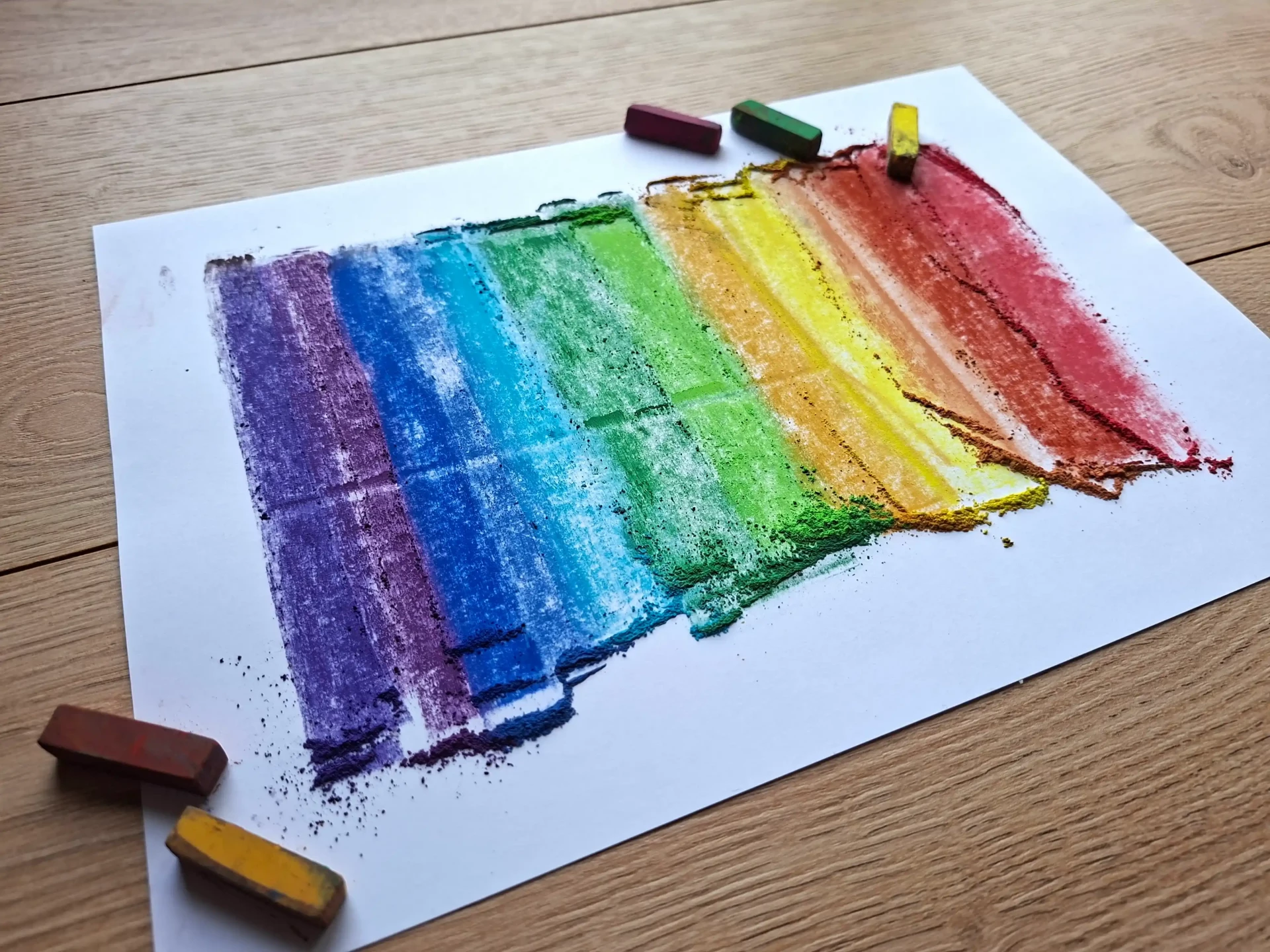 les couleurs du pastel sec