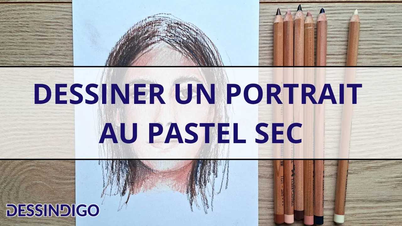 Dessiner un portrait au pastel sec