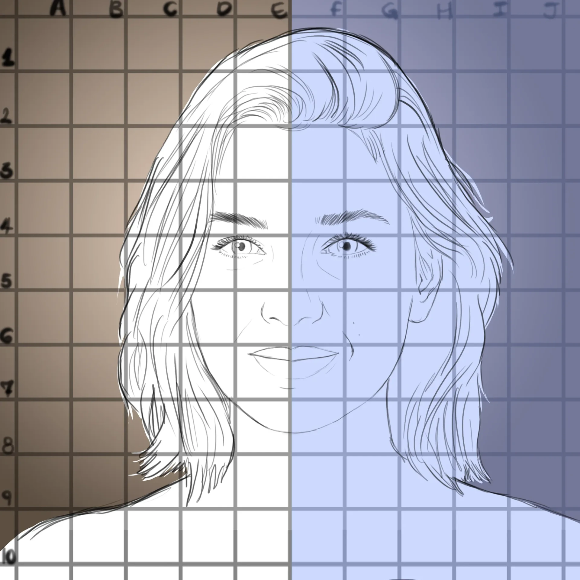 ajouter la couleur au dessin d’un portrait réaliste