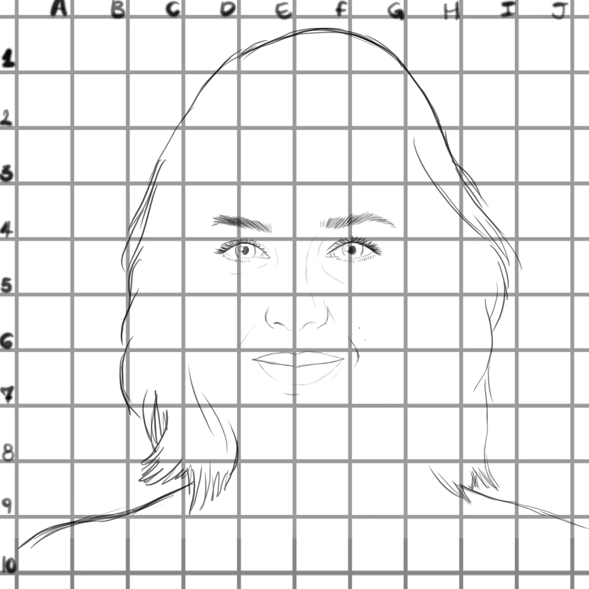 dessiner le visage d’un portrait réaliste