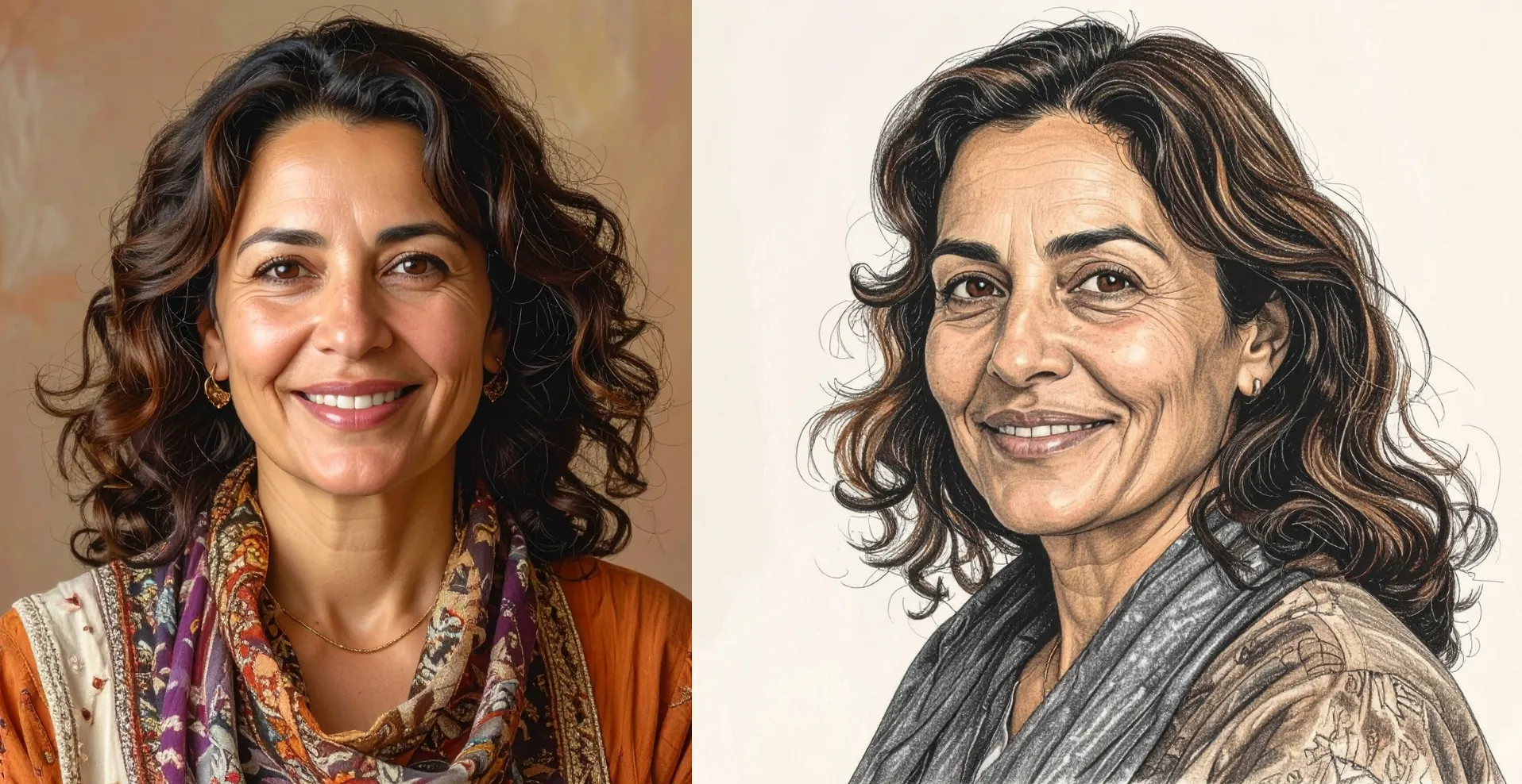 capturer l’essence du modele pour dessiner un portrait réaliste
