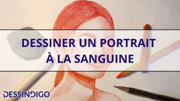 Dessiner un portrait à la sanguine