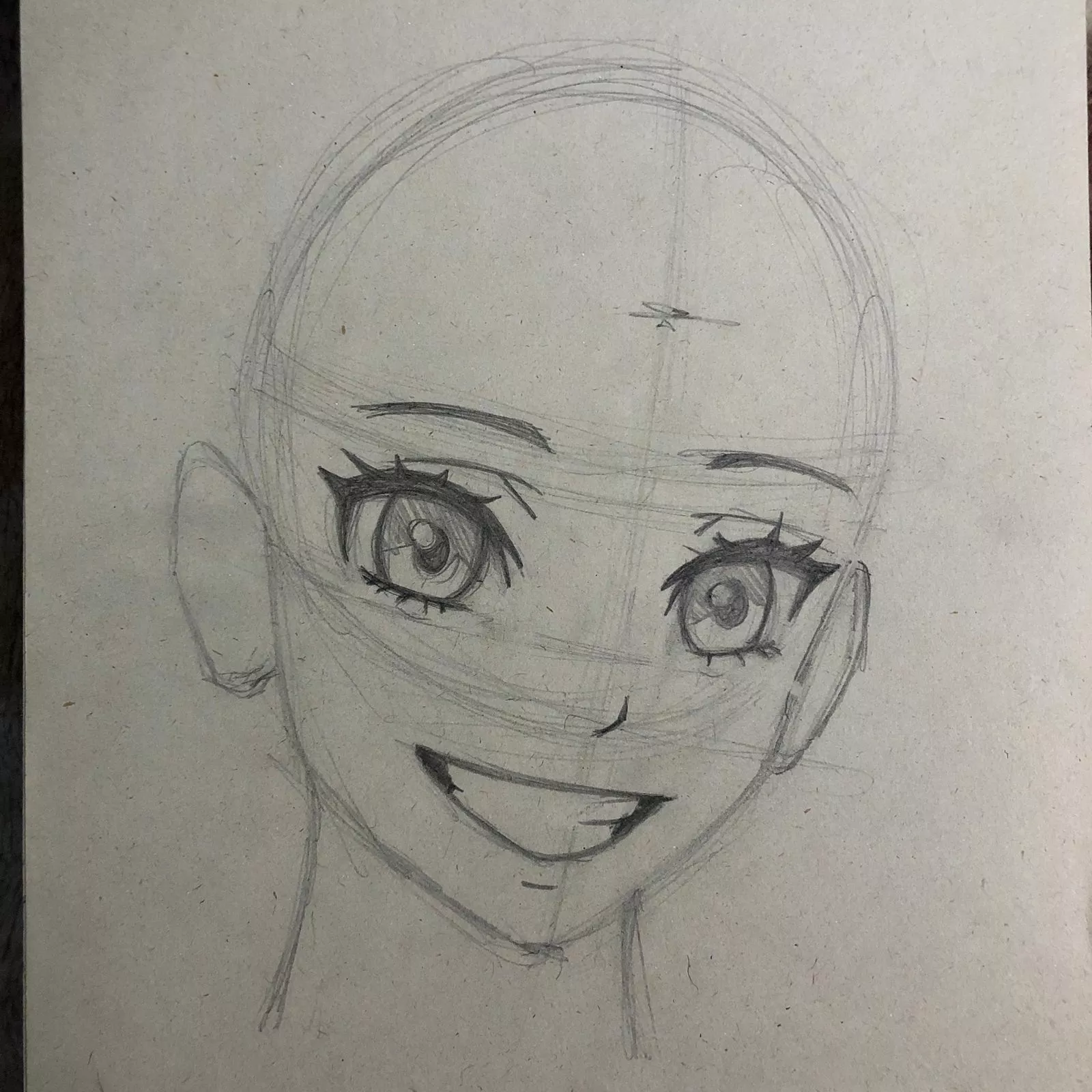 dessiner la base d’un portrait manga