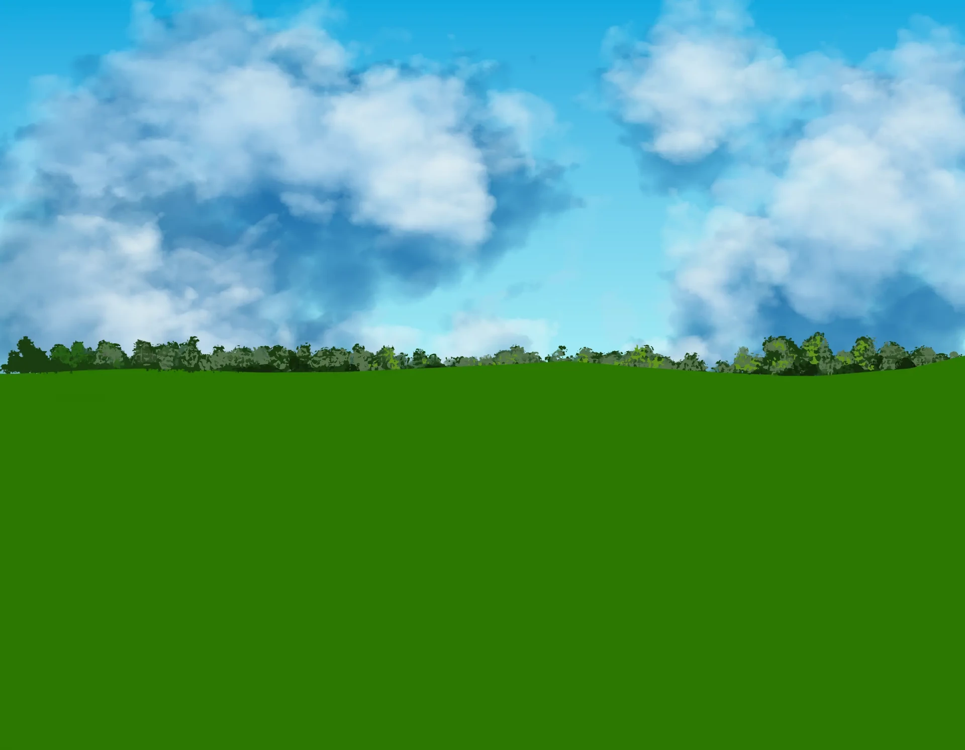 draw the forest of a prairie