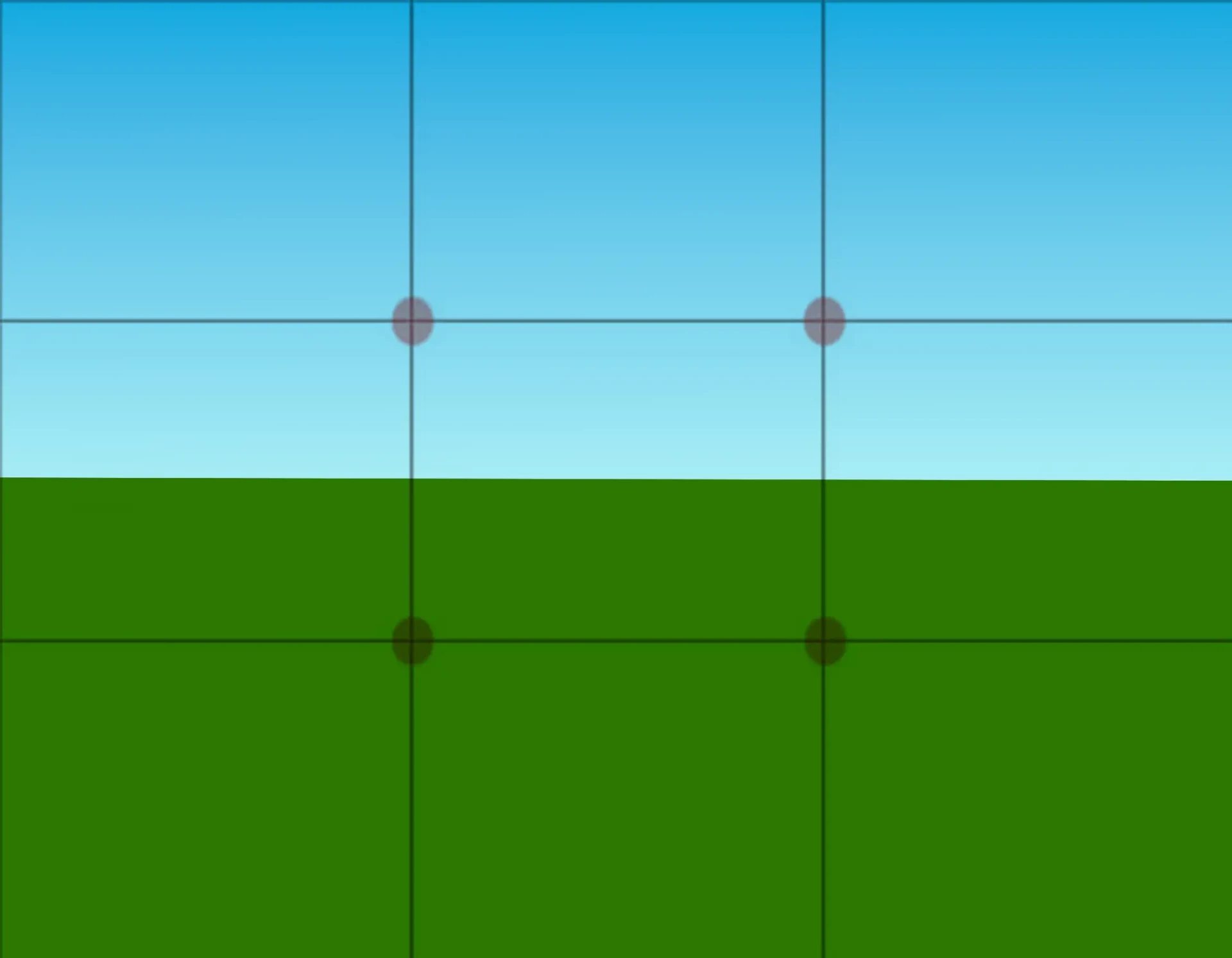 draw the horizon of a prairie