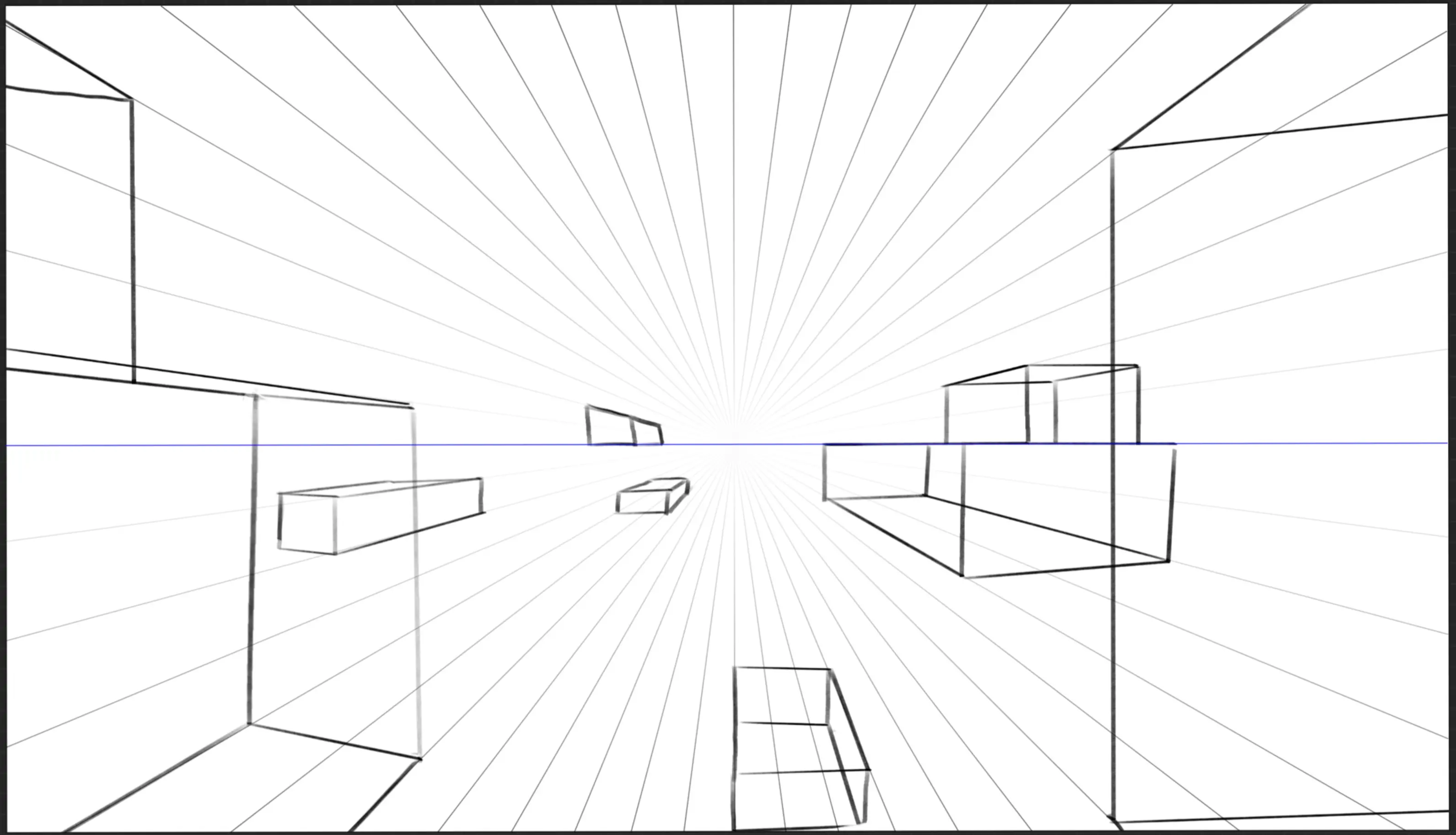 dessiner la perspective pour donner de la profondeur