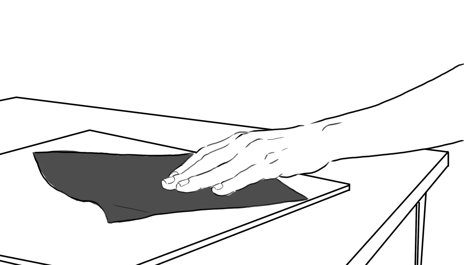 préparer la surface de travail pour pratiquer la pyrogravure