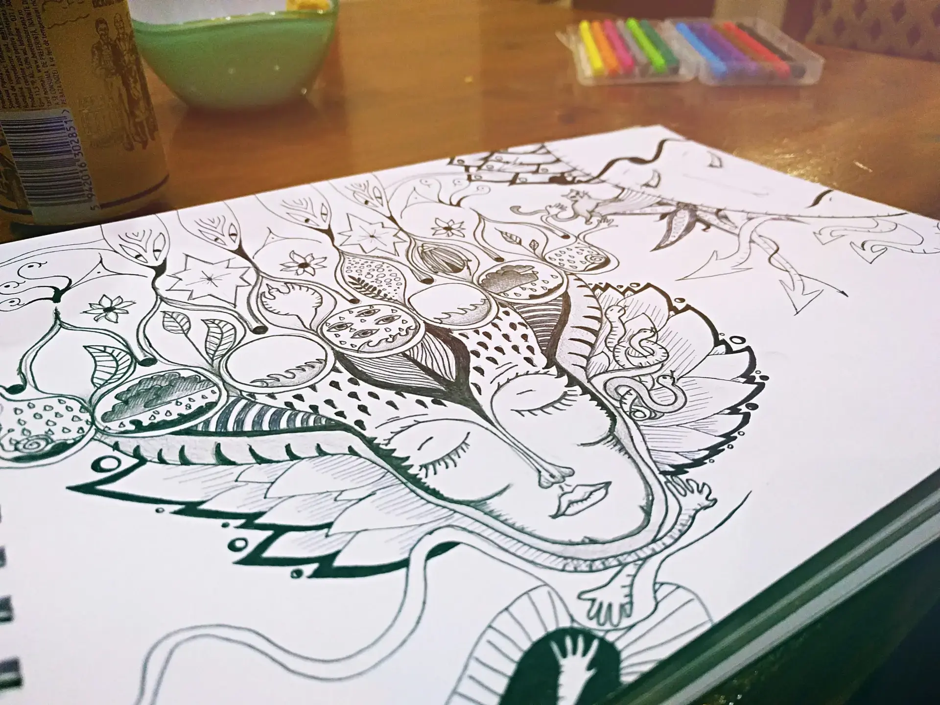 éviter de surcharger son dessin 