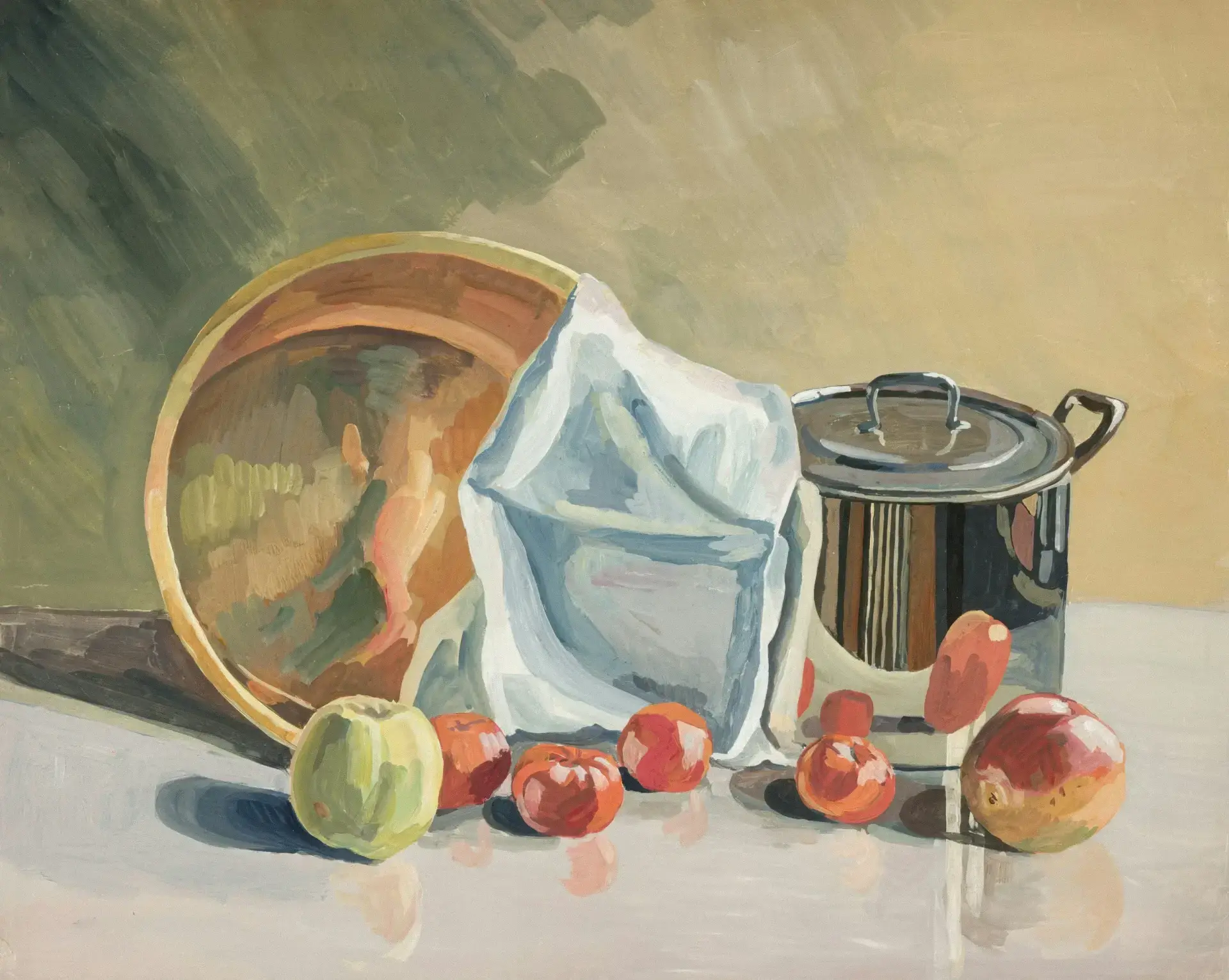 peinture de nature morte à l’acrylique