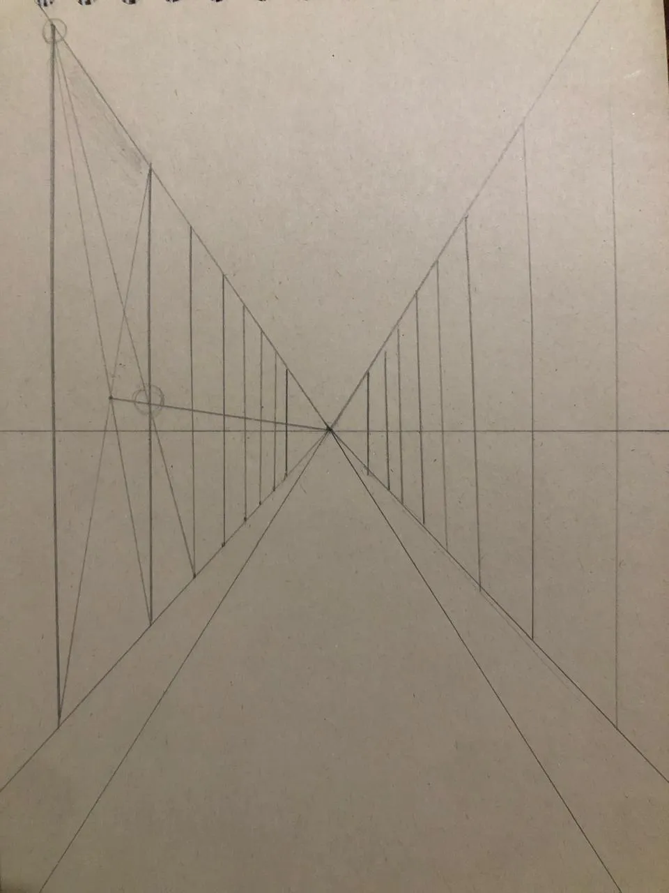 dessiner la structure d’une rue en perspective