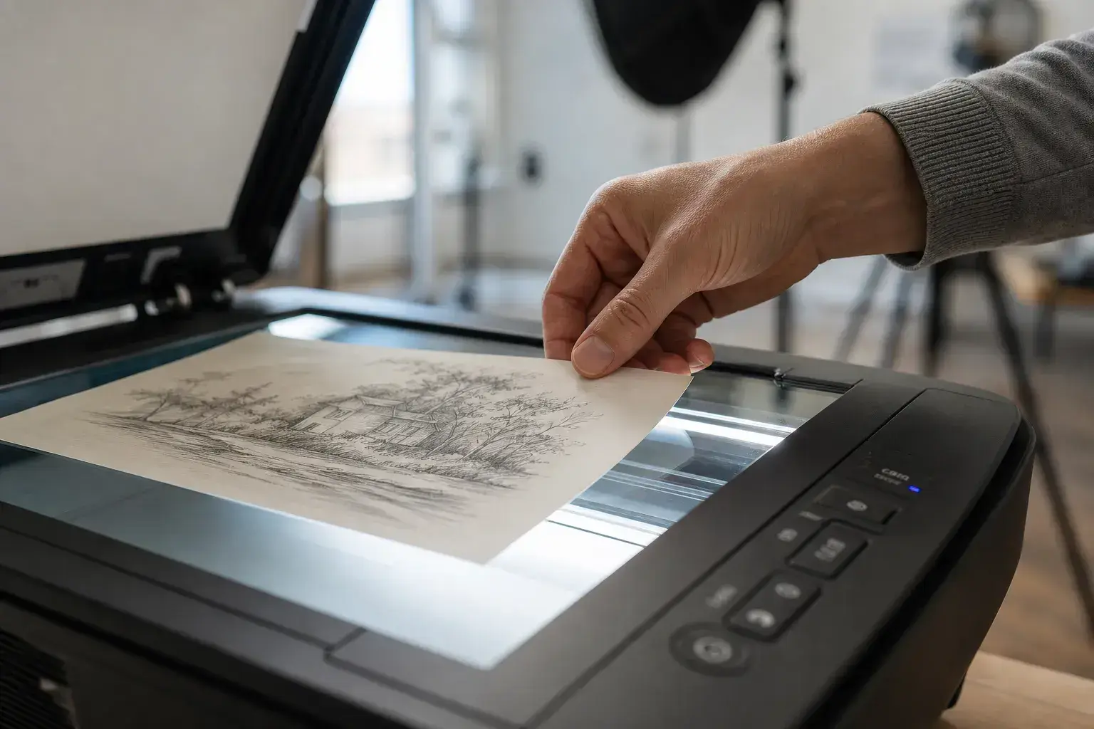 l’importance de scanner un dessin