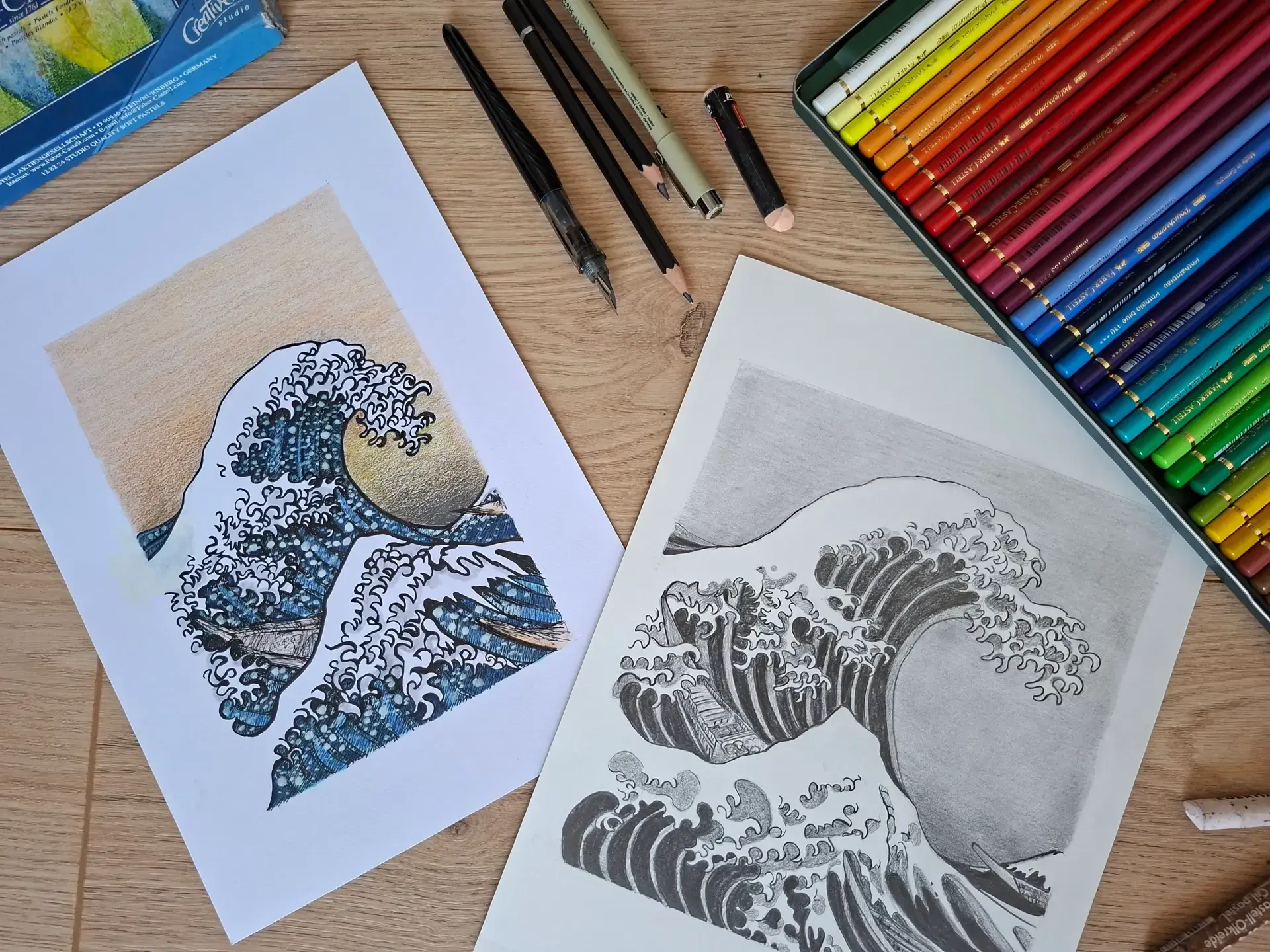 scanner un dessin au crayon, encre ou pastel