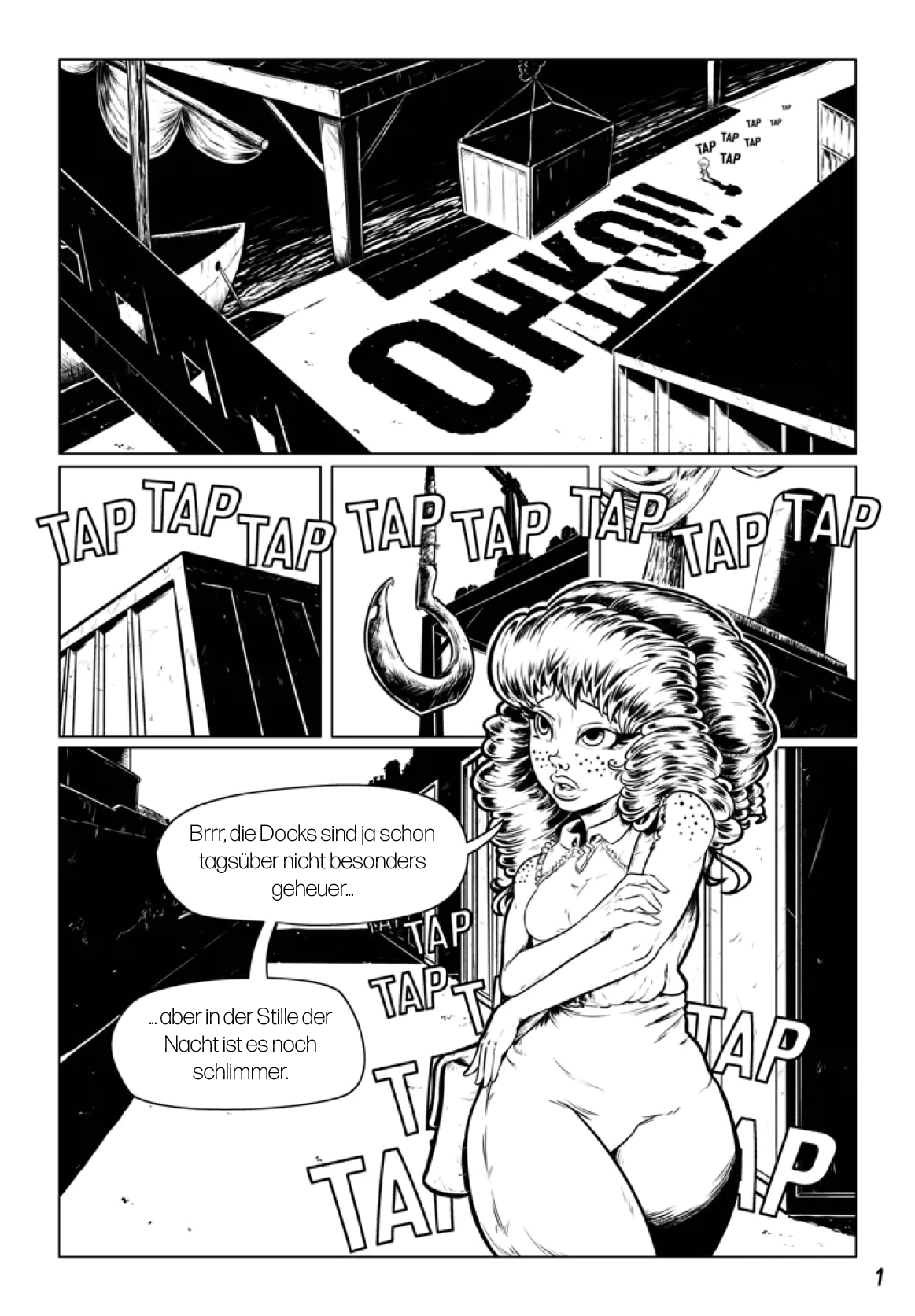 Beispiel einer Comicseite