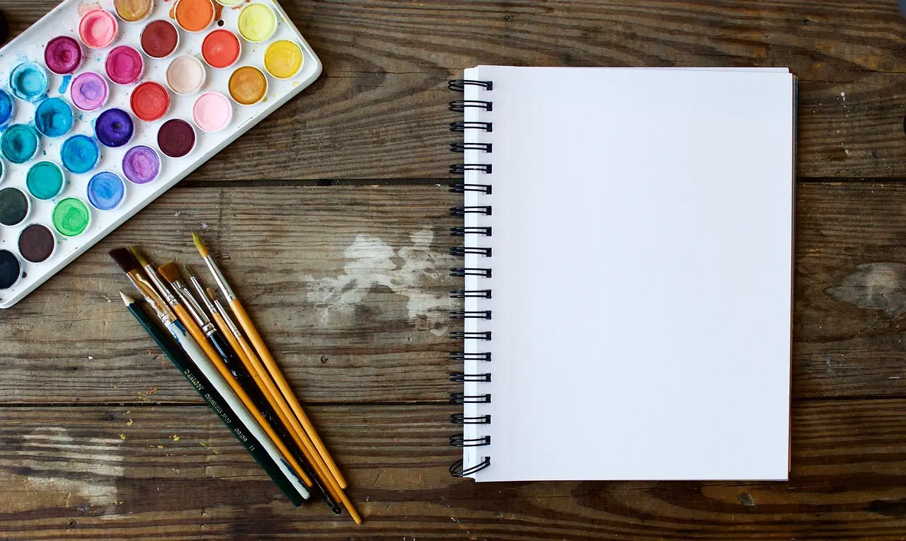 le matériel pour aquarelle
