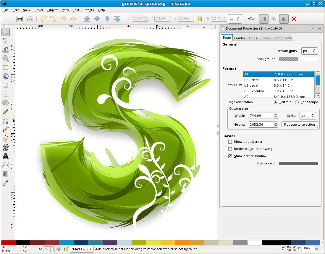 logiciel de dessin Inkscape