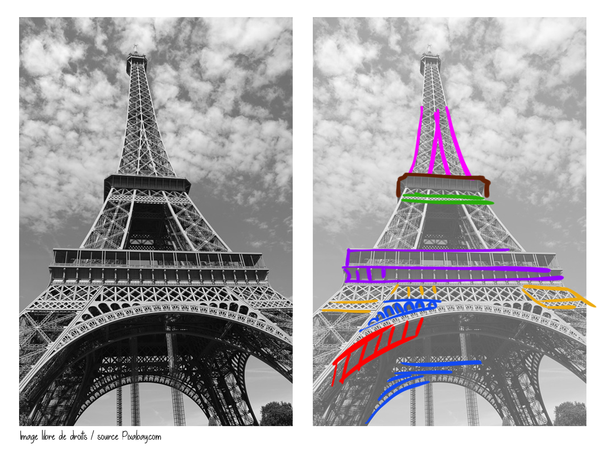 Image de référence pour le dessin de la Tour Eiffel