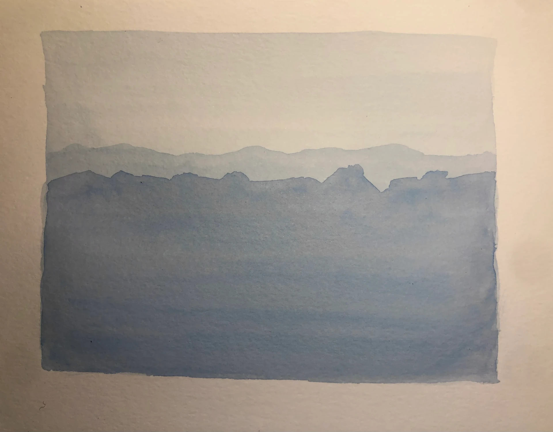 peindre plusieurs couches à l’aquarelle
