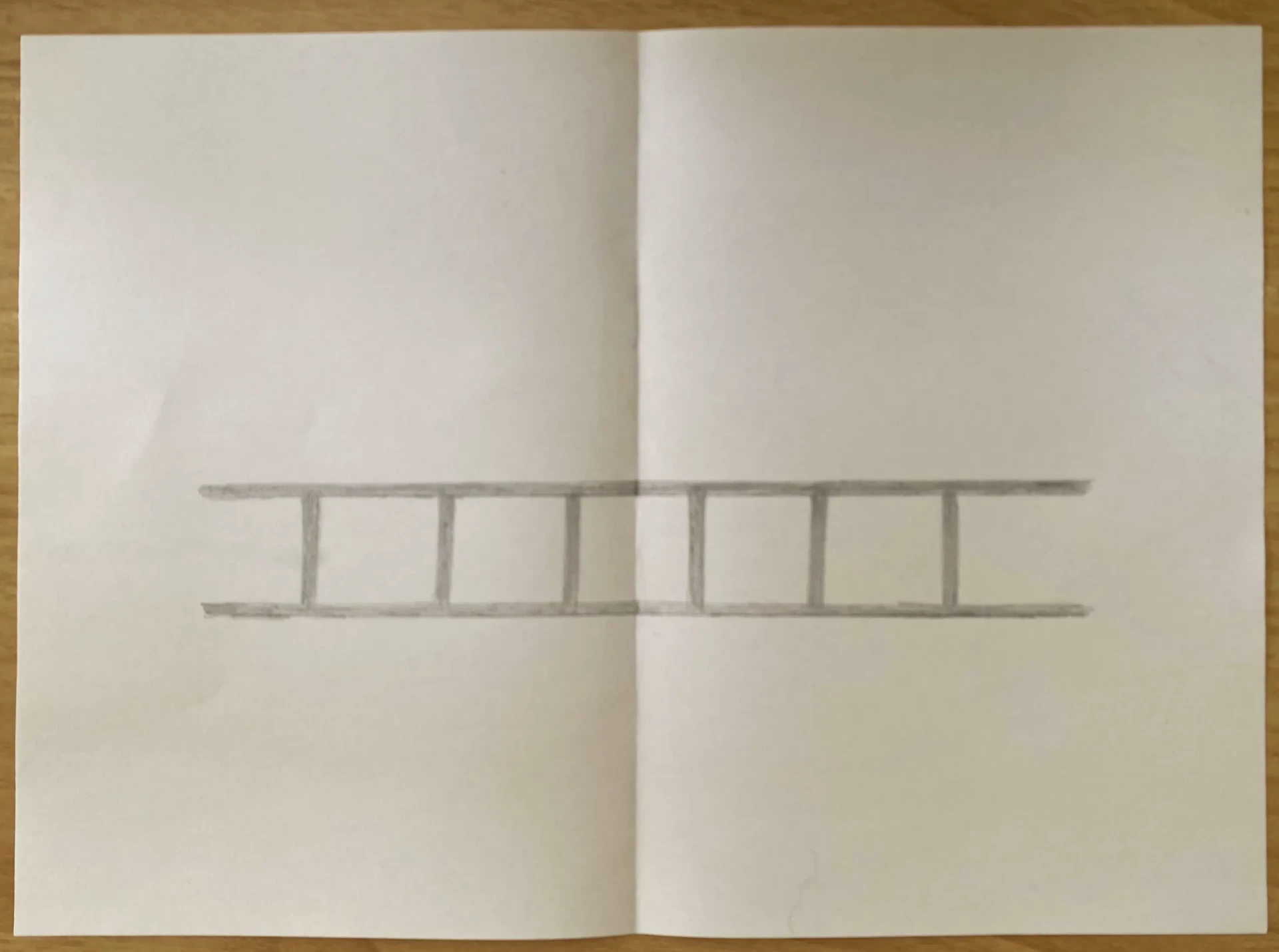 dessiner les marches d’une échelle en trompe-l’œil