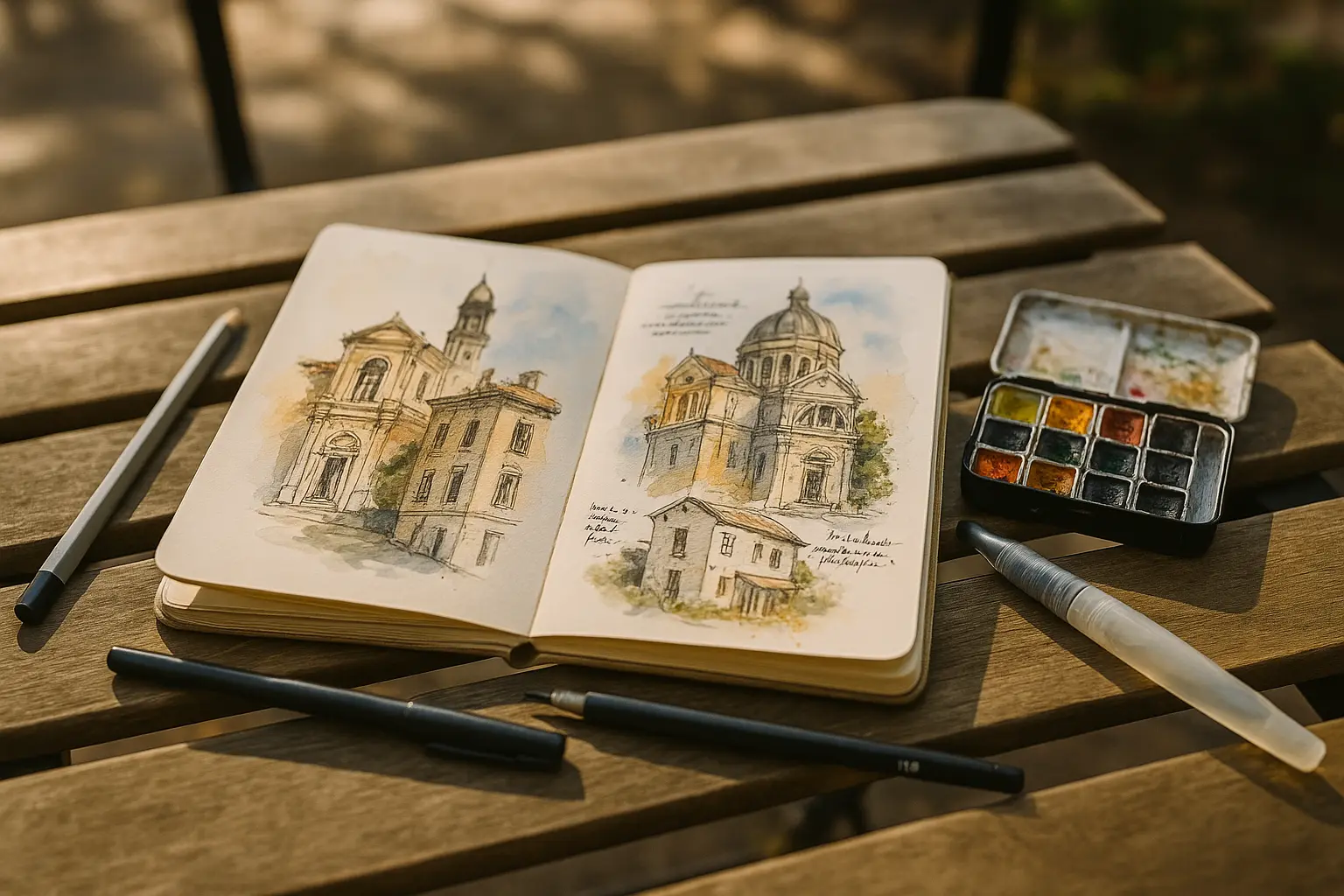 el material de dibujo ideal para el urban sketching
