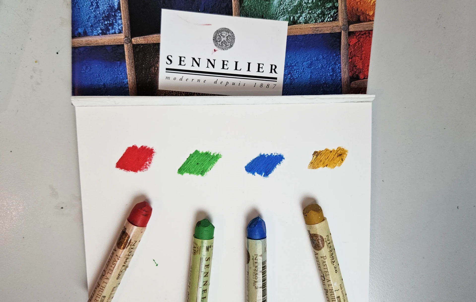 la texture des pastels à l’huile