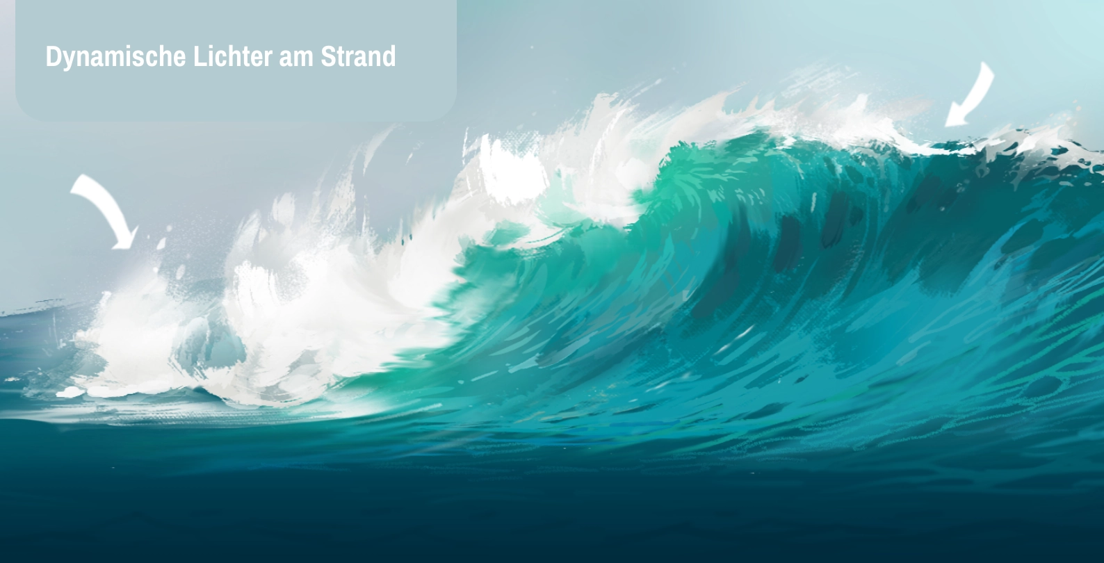 Wasserspritzer Zeichnung