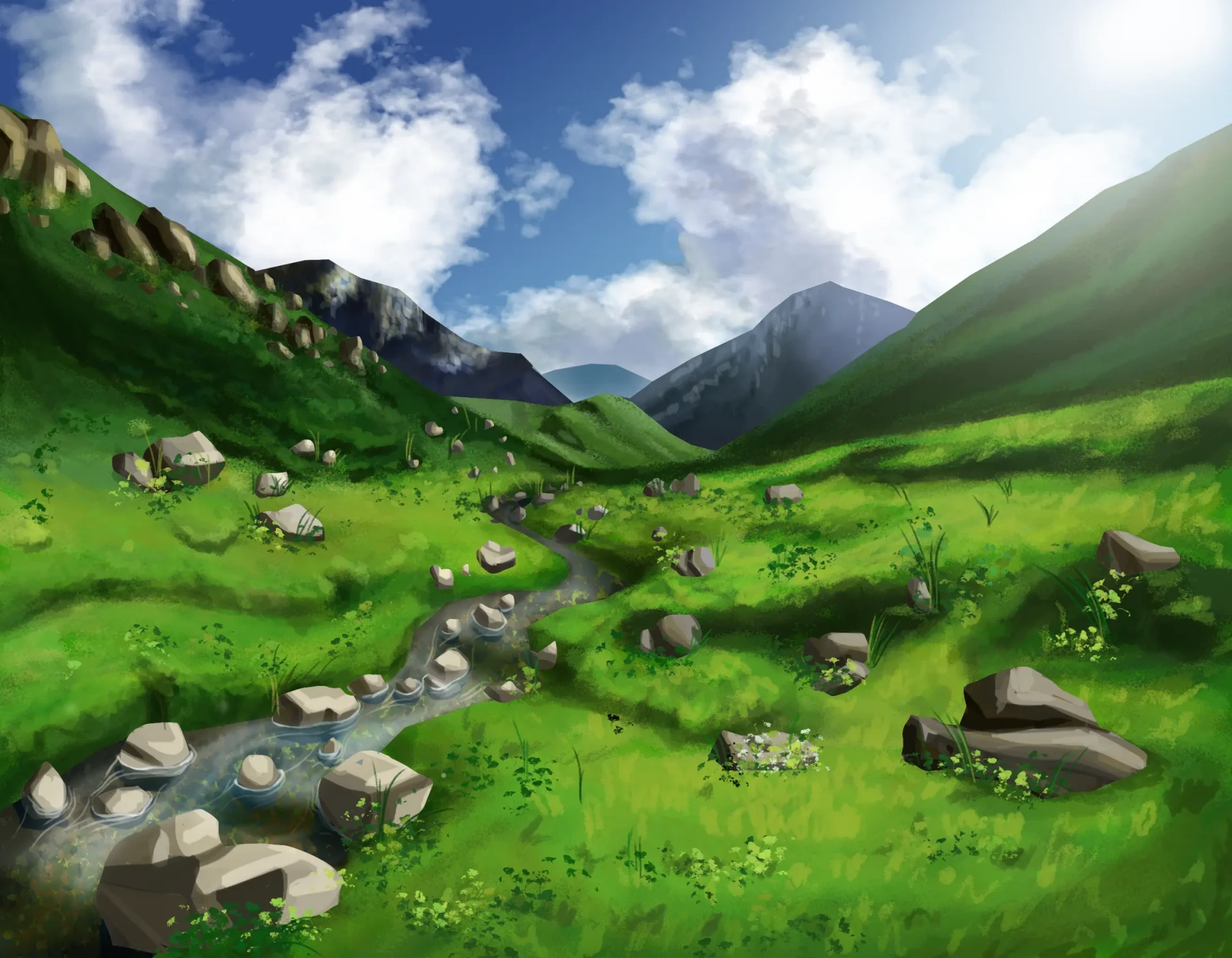 How to Draw a Valley