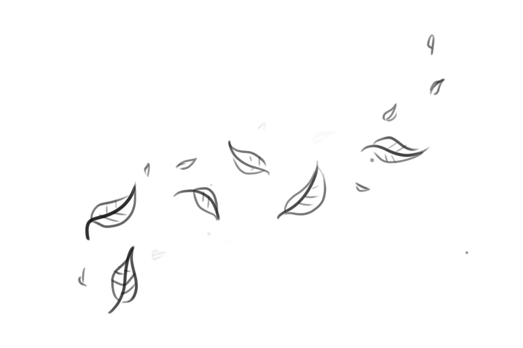 draw the wind on light objects