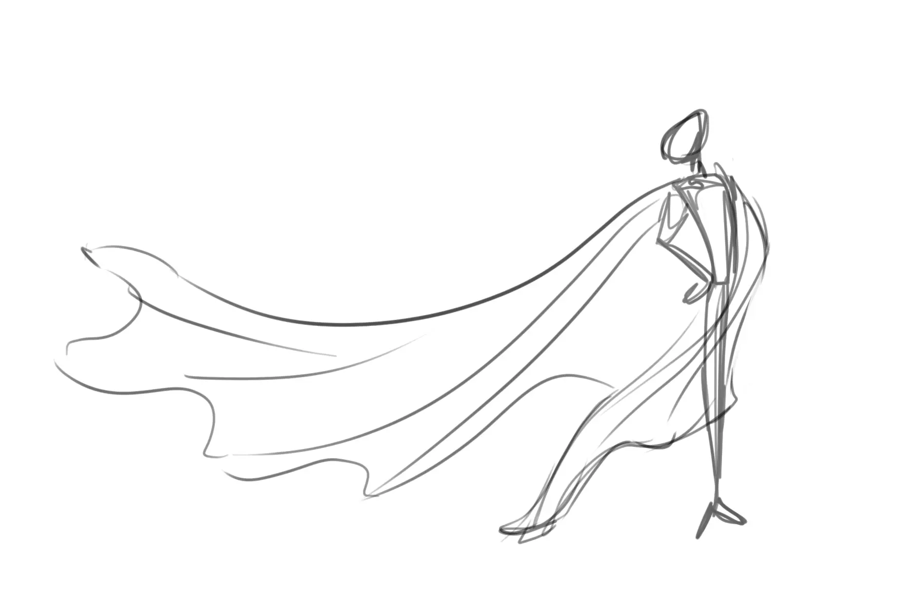 draw the wind on fabrics and clothing