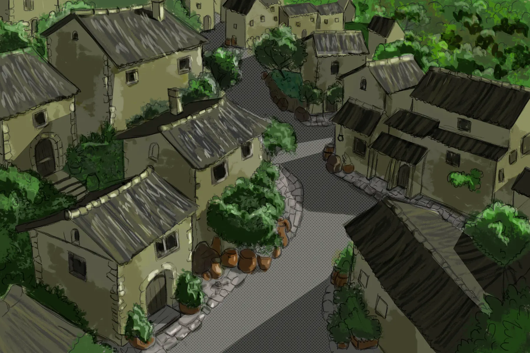 How to Draw a Village