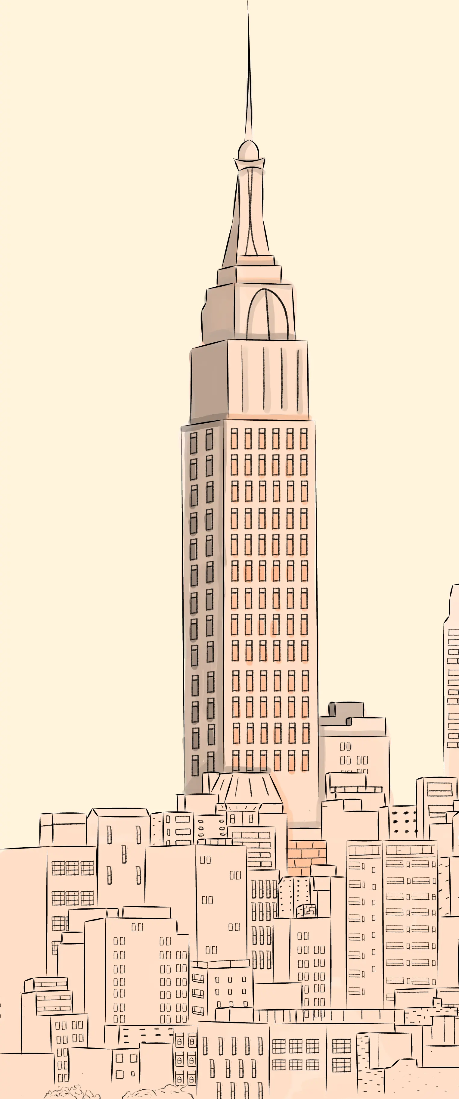 draw the colors of a city