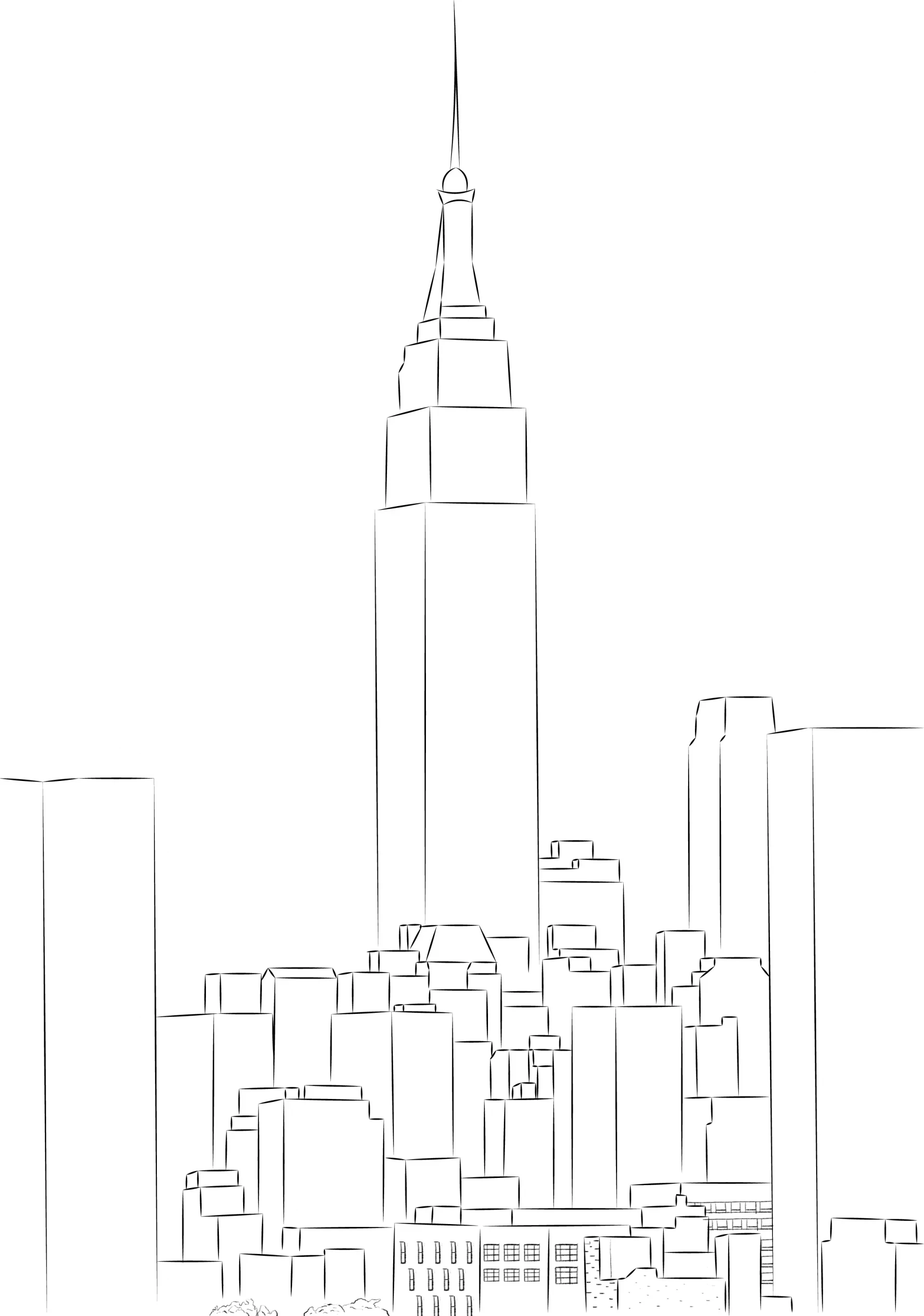 draw the details of a city