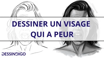 Dessiner un visage qui a peur