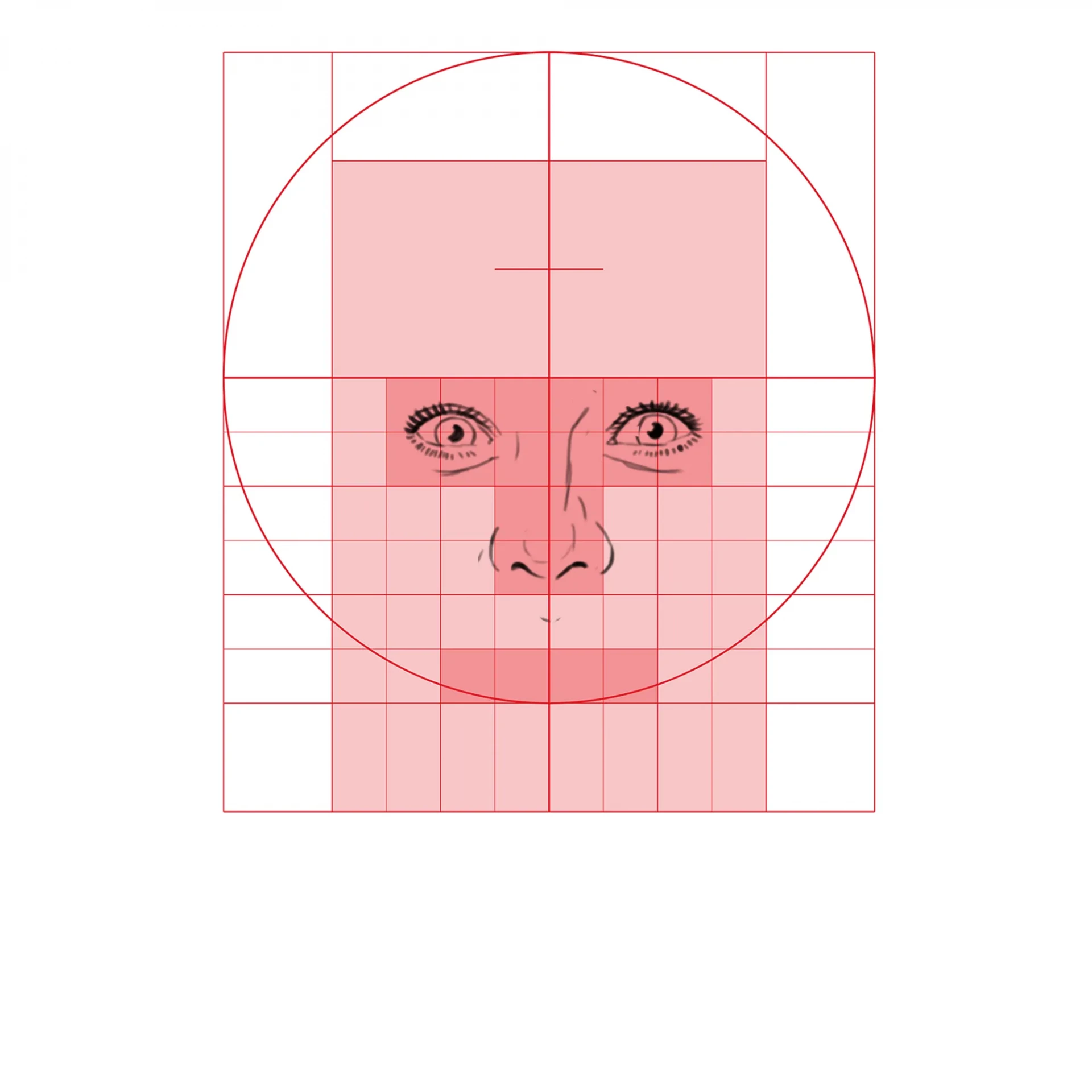 dessiner le nez d’un visage qui a peur