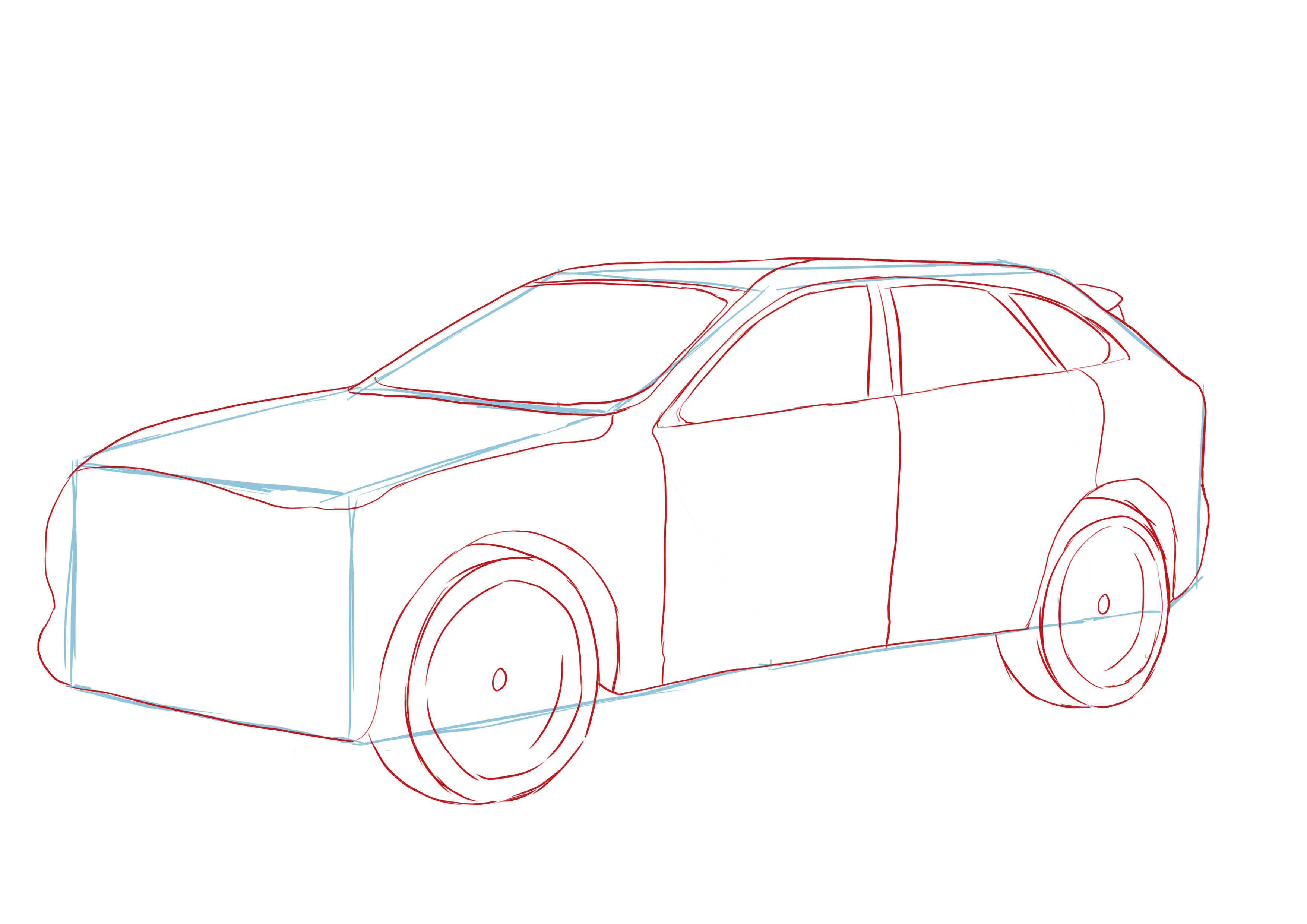 dessiner les roues de la voiture 2