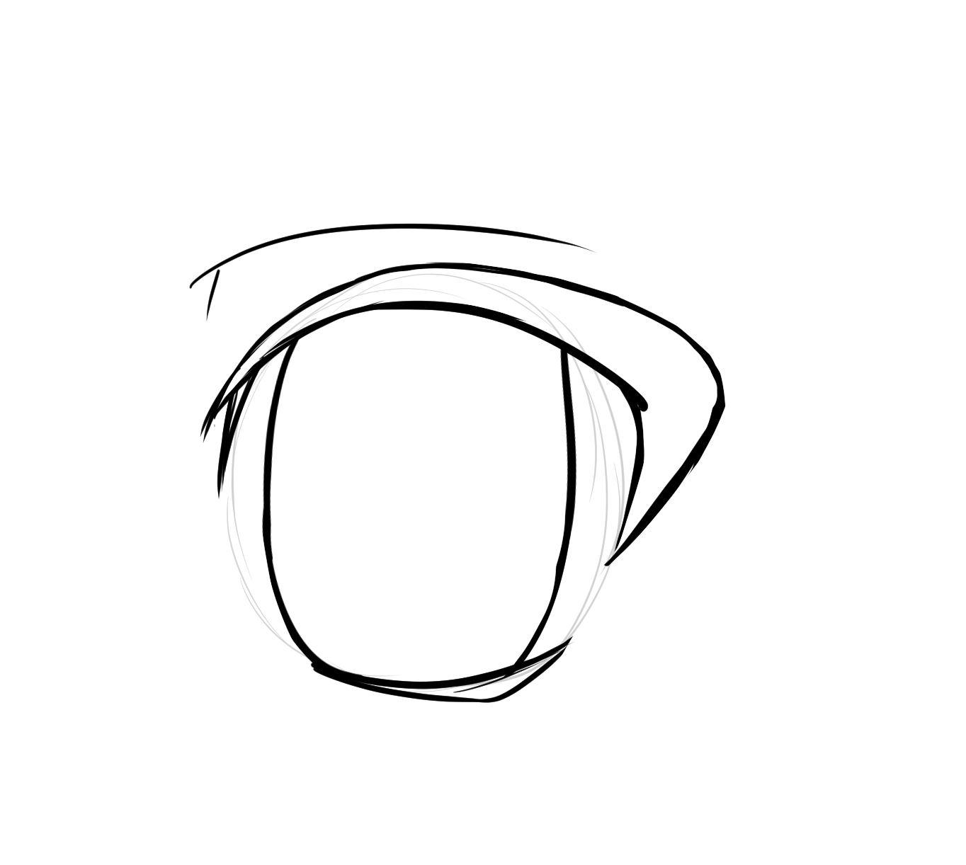 dessiner l’iris de l’œil manga