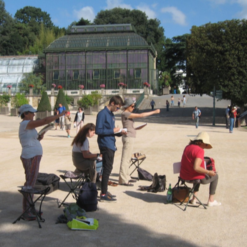 Stage de dessin au Jardin des Plantes de Paris
