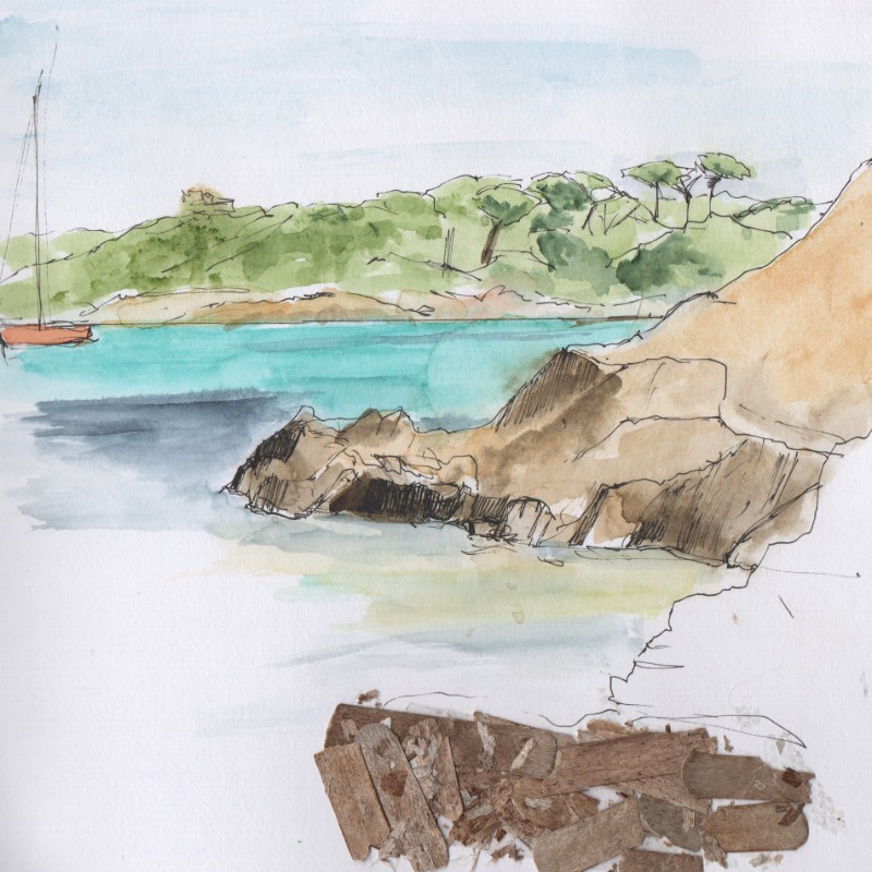 Journée Carnet de Voyage sur l'île de Porquerolles