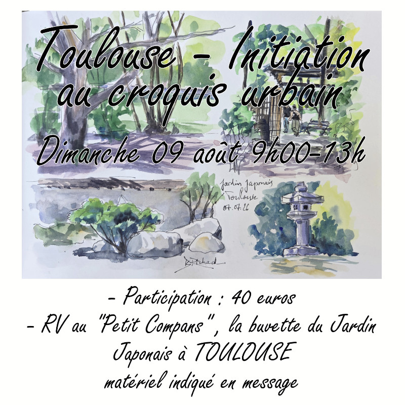 TOULOUSE - Initiaition au croquis urbain